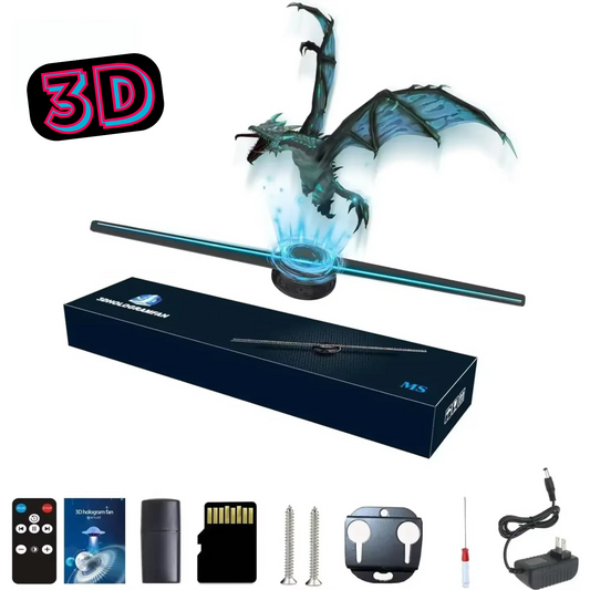Proyector Holográfico 3D HD para Publicidad, Fiestas y Eventos